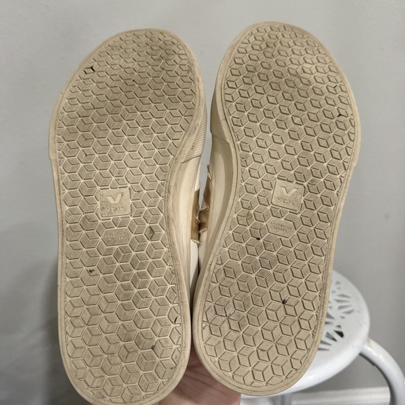 Veja Recife Chromefree  Size 9 - VEJA Recife Logo Chromefree White